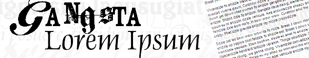 A bit of fun - Gangsta Lorem Ipsum