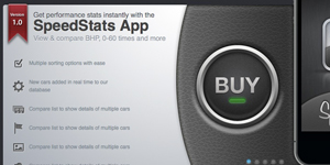SpeedStats iPhone app