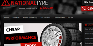 Portfolio - National Tyre Rescue Website