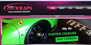 Surrey Vinyl Wraps Website