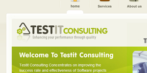 Test IT Consulting Website