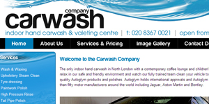 Car Wash Company Website