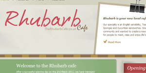 Rhubarb Cafe Website