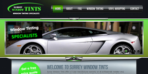 Surrey Window Tints Website