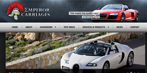 Emperor Car Dealer Website